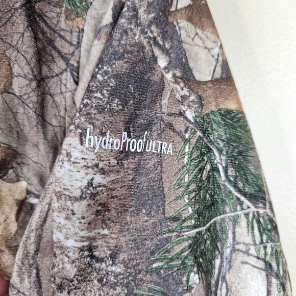 Field & Stream Jacket Hydroproof Ultra REALTREE Camo Hunting Rain coat youth L - Picture 9 of 9
